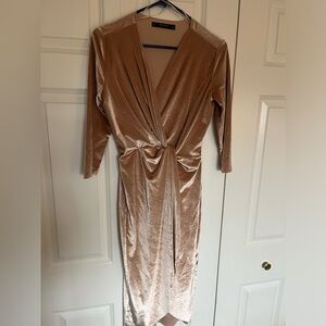 Zara velvet dress